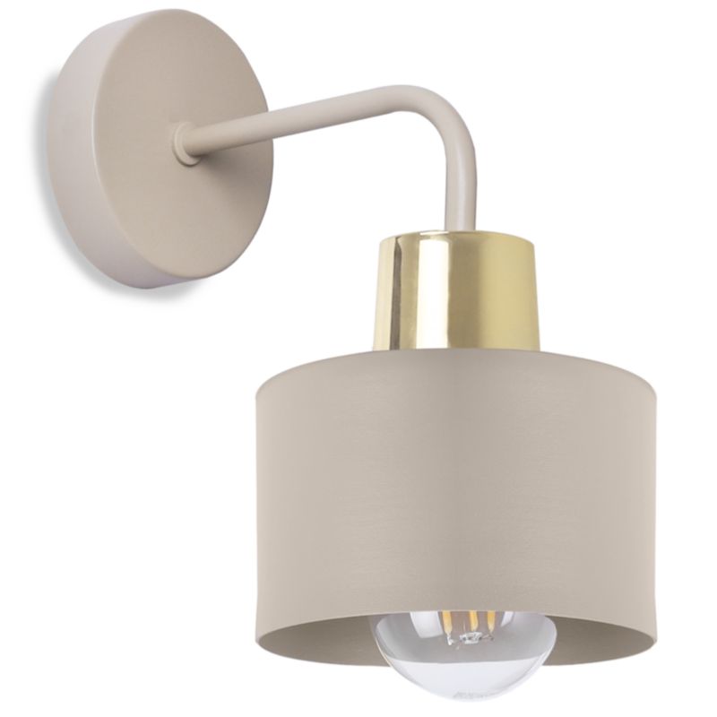 Lampa ścienna kinkiet niski Light Home LH Panta1x E27 60W kaszmirowy/złoty 1szt.