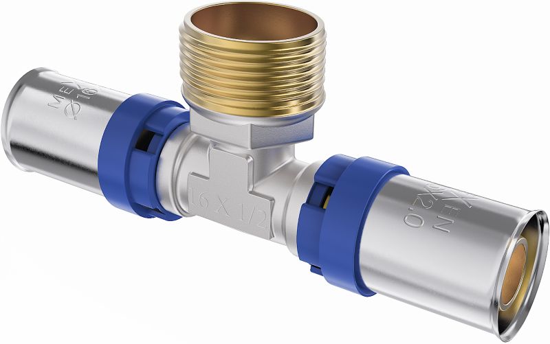 Trójnik zaciskowy Mexen PEX-P 25x3/4 GZx25 1 szt.