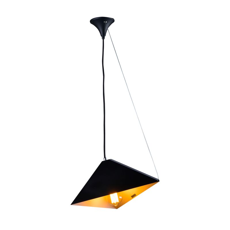 Lampa wisząca SPIRIT BLACK Volteno Czarna 1 szt