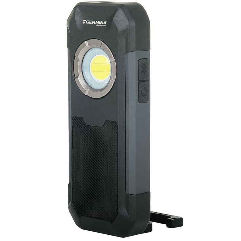 Latarka warsztatowa GERMINA z bluetooth 5W 550lm + głośnik 1szt.