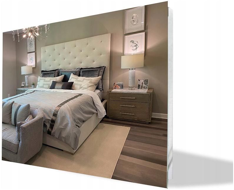 Lustro Łazienkowe stylowelustro prostokątne 100CMx80CM 1szt.