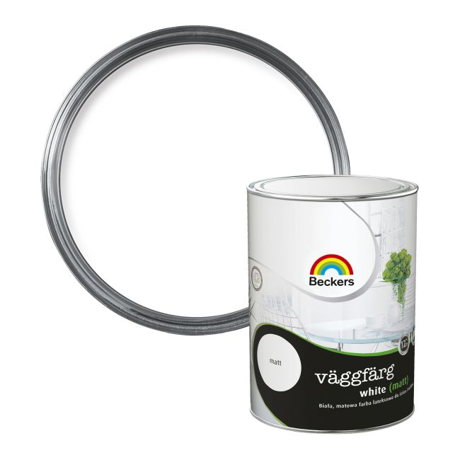 Farba Beckers Vaggfarg biała 1 l
