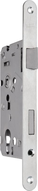 Zamek bębenkowy Yeti ocynk 72 x 55 mm prawy biały