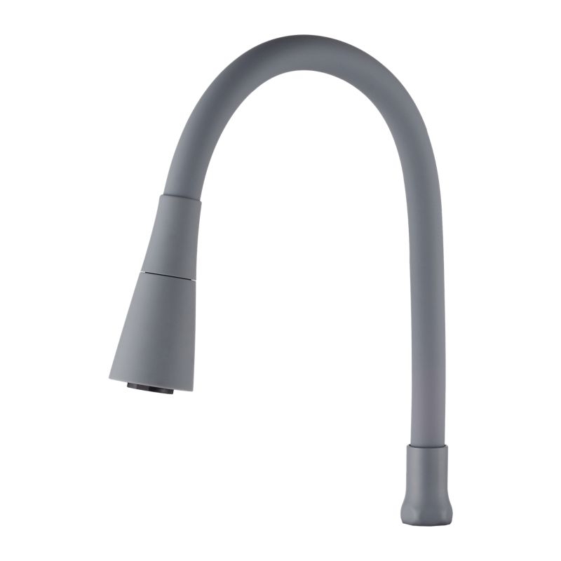 Dwufunkcyjna elastyczna wylewka Invena do baterii PLUS, szary 1 szt.