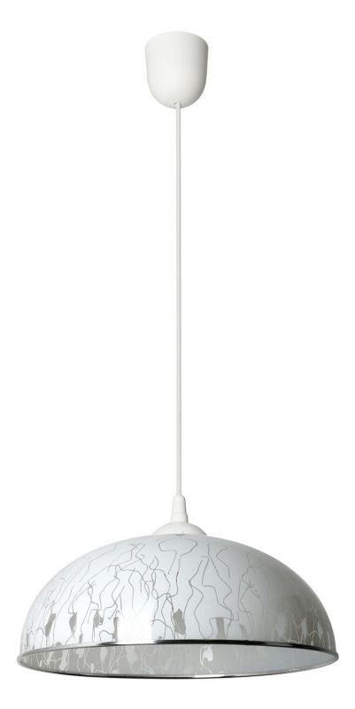 Lampa sufitowa Lampex Anja biała wym: 70 x 38 cm 1xE27 x 1 szt.