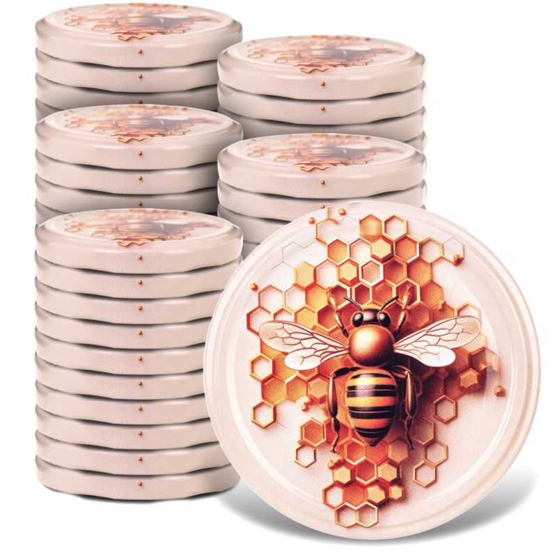 Zakrętki Do Słoików KADAX Fi 82 Nakrętki Na Słoiki Wieczka Przetwory 50szt.