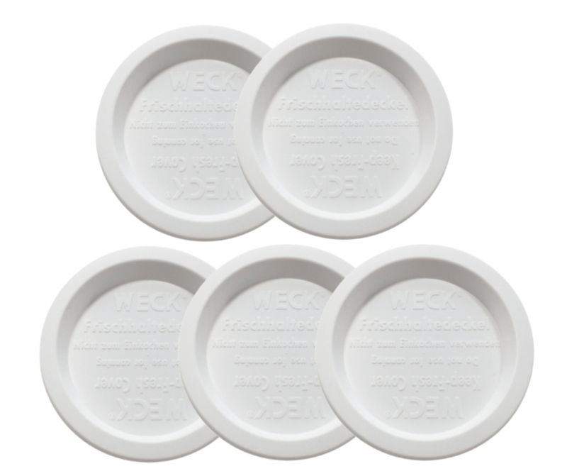 Plastikowe pokrywki MODO24 Weck z tworzywa 100 mm 5 szt.