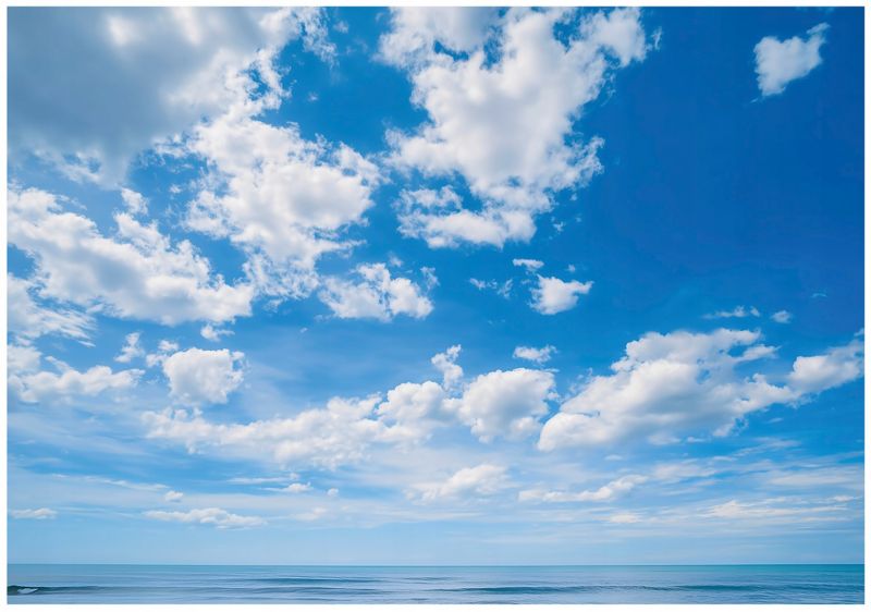 Fototapeta WALLARENA Do Sypialni Salonu Na Flizelinie Niebo Natura Chmury Niebieski 350x250 cm 16111VX7 1 szt.