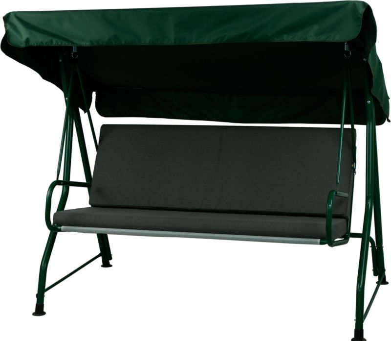 Poduszka na huśtawkę ogrodową AMPO wodoodporna 150 cm ciemny szary 1 szt.