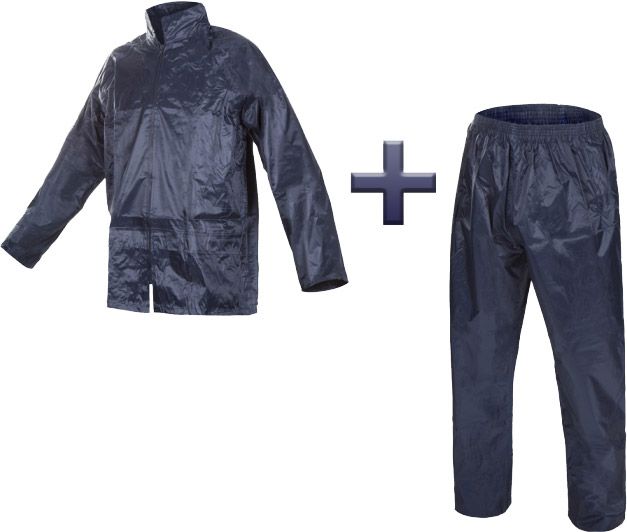 Komplet przeciwdeszczowy granatowy XL