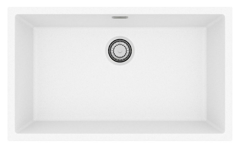 Zlewozmywak granitowy Alveus OMNI 40 kol. G11 biały (45x75) 1-komorowy 1szt