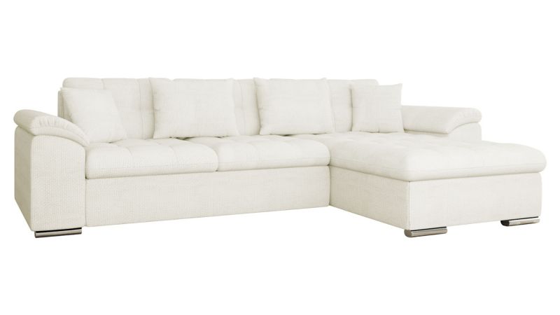 Narożnik z funkcją spania MIRJAN 24 Diana prawy śmietankowy 1 szt.