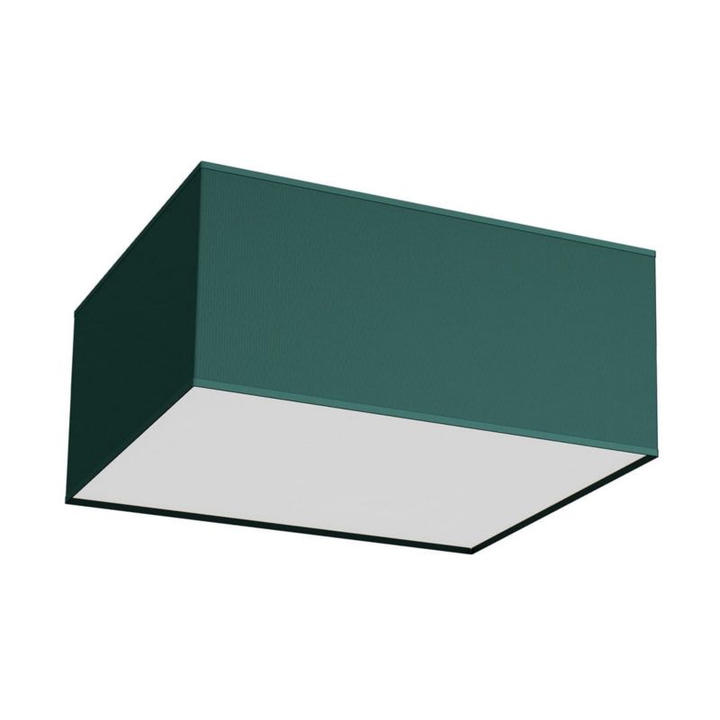 Plafon sufitowy Milagro Verde zielony 2 x E27 x 40W IP20 wym: 13 x 40 x 40 cm - 1 szt.