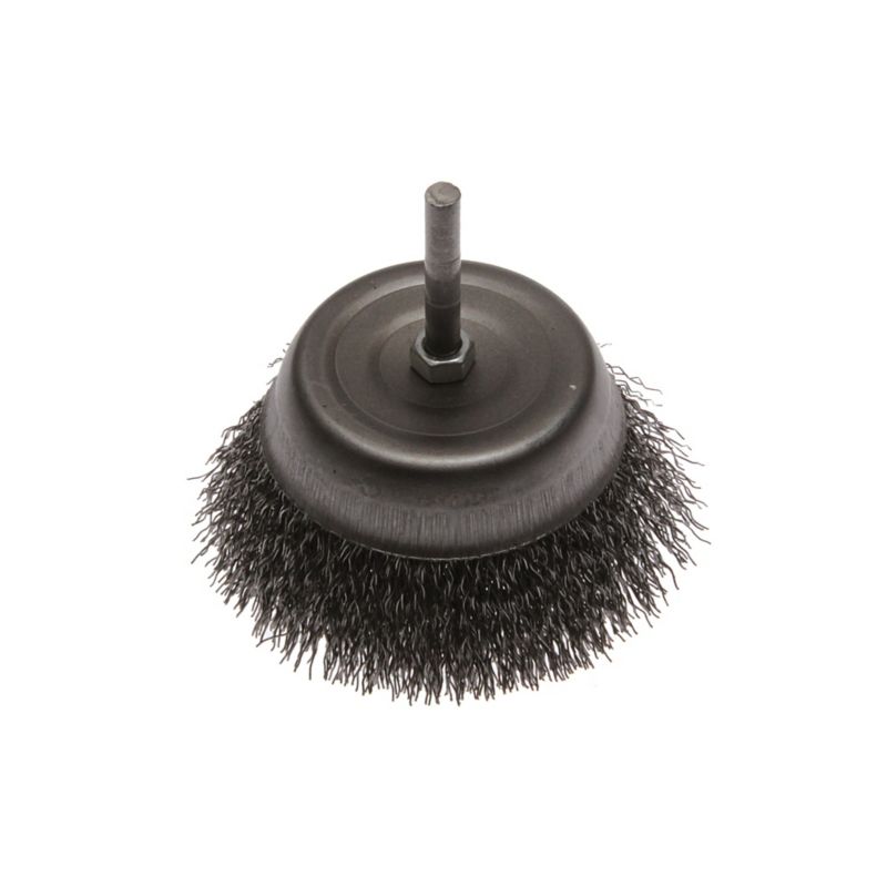 Szczotka doczołowa z trzpieniem Most stal 6 mm śr. 80 mm