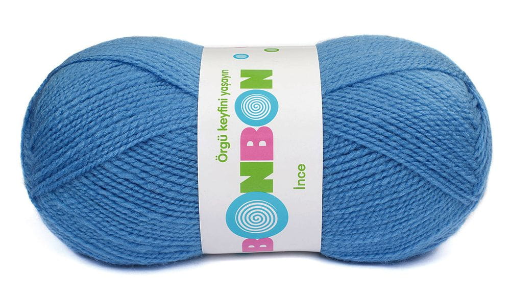 włóczka Bonbon Ince 100gr kol. 98236 / niebieski