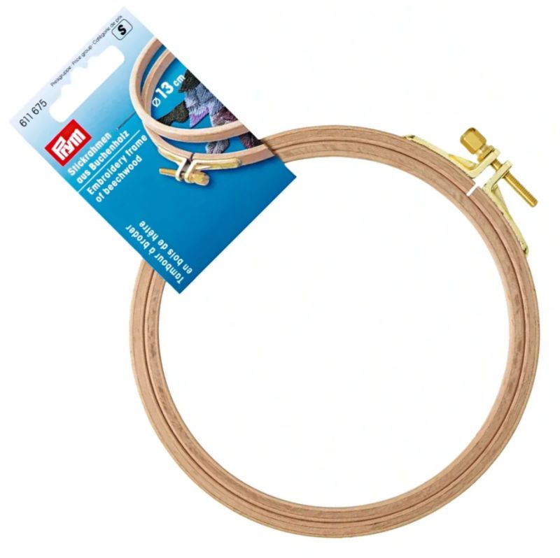 tamborek drewniany 13 cm PRYM 611675 .