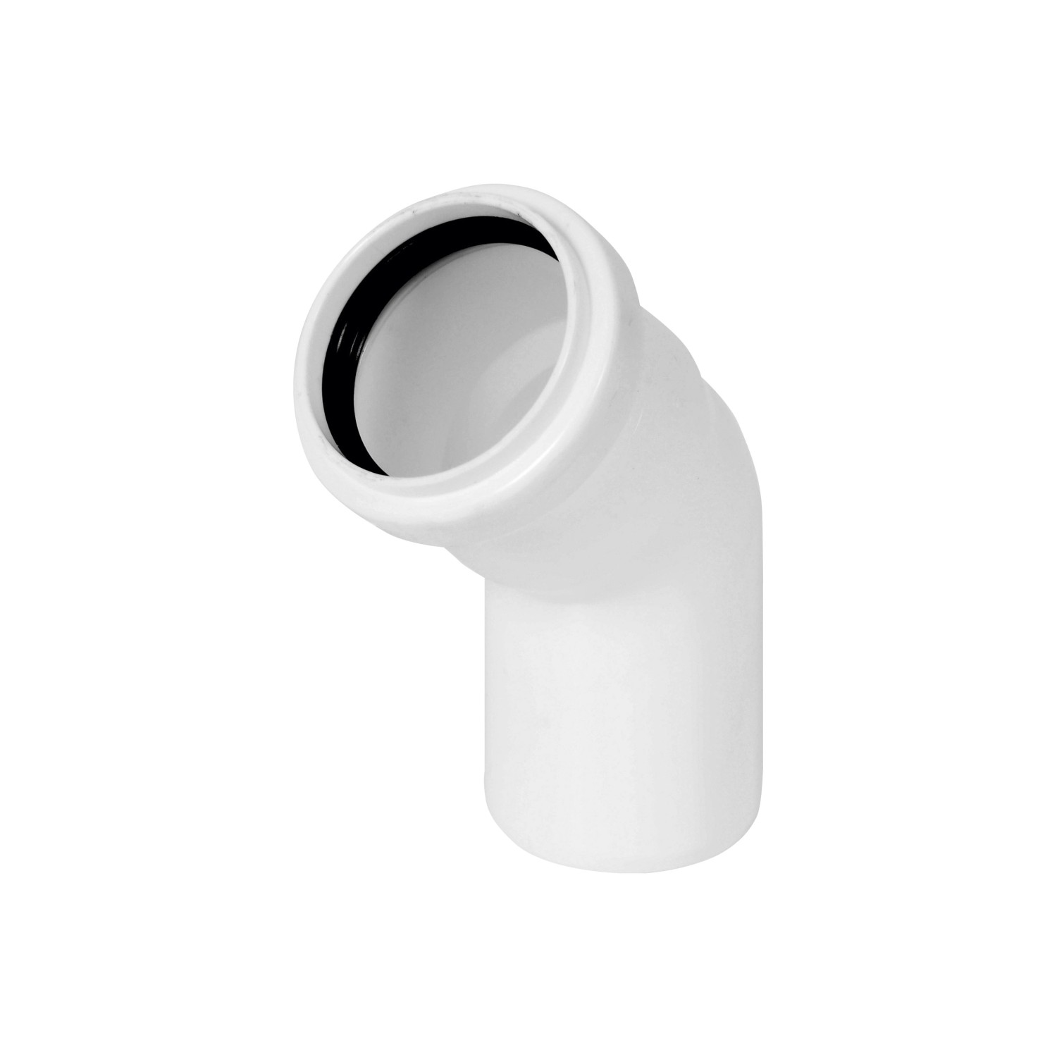 Tycner Kolano kanalizacyjne 50/45 białe