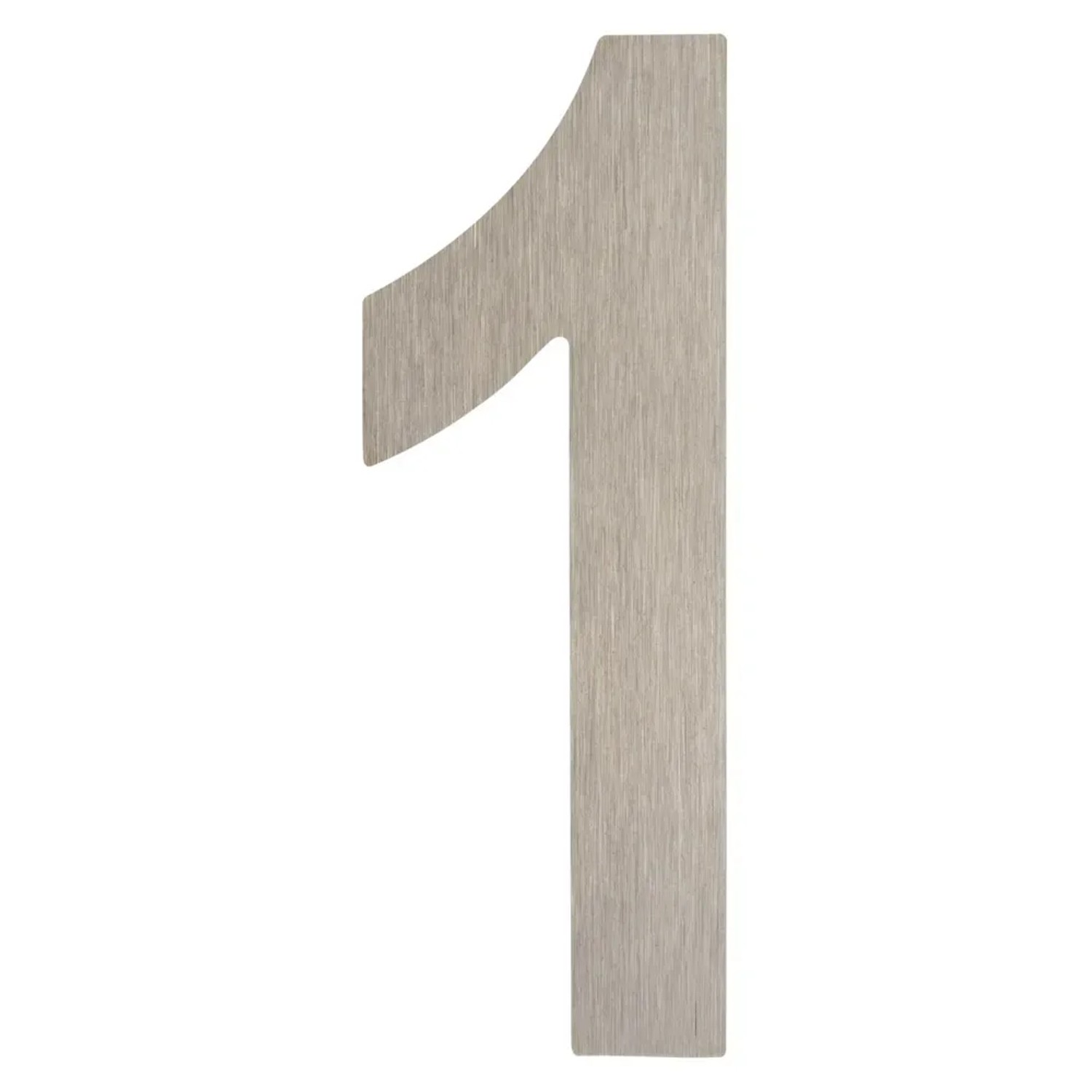 Metro Cyfra 1 samoprzylepna inox wys. 5cm