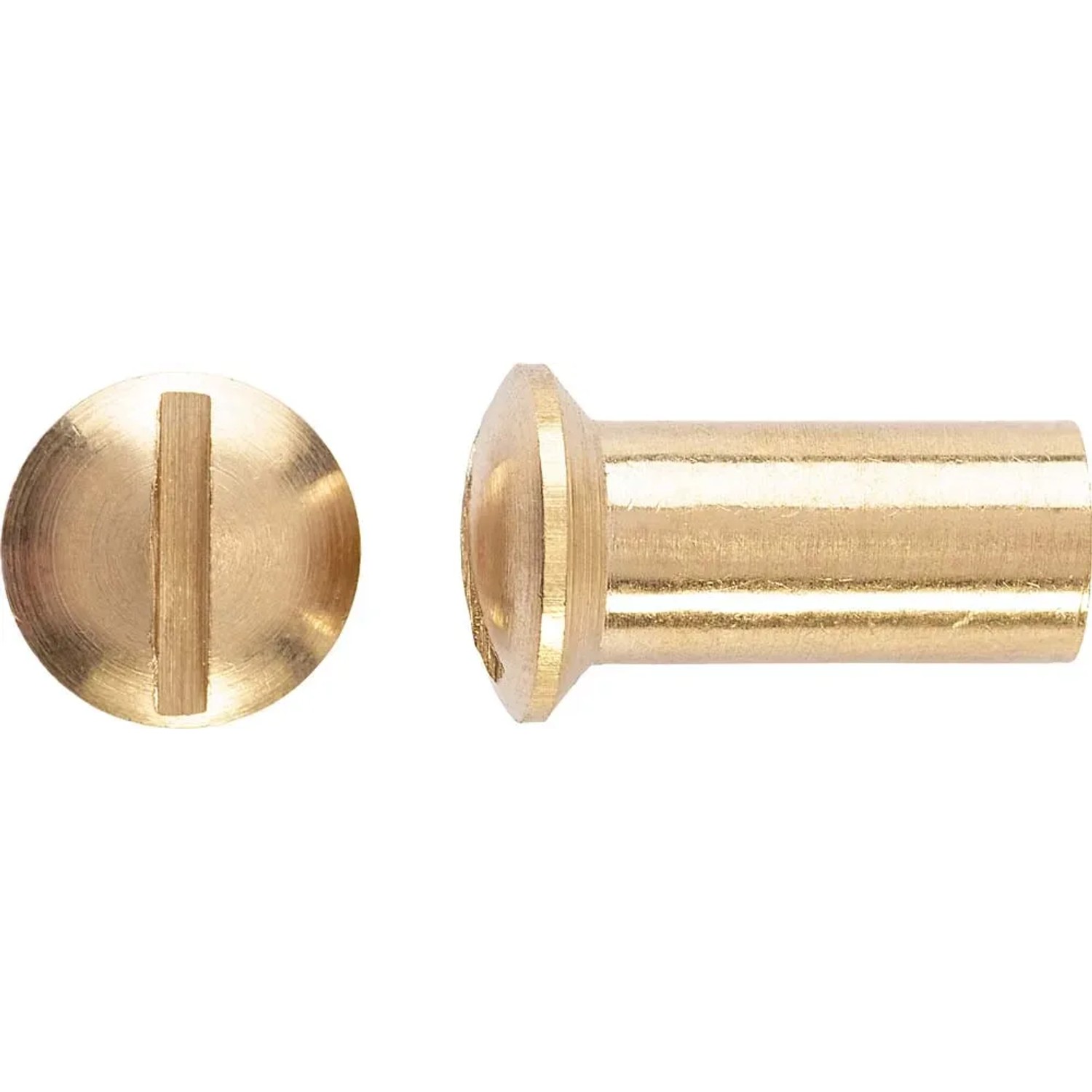 Nakrętka tulejowa mosiadz M5x15mm 8szt