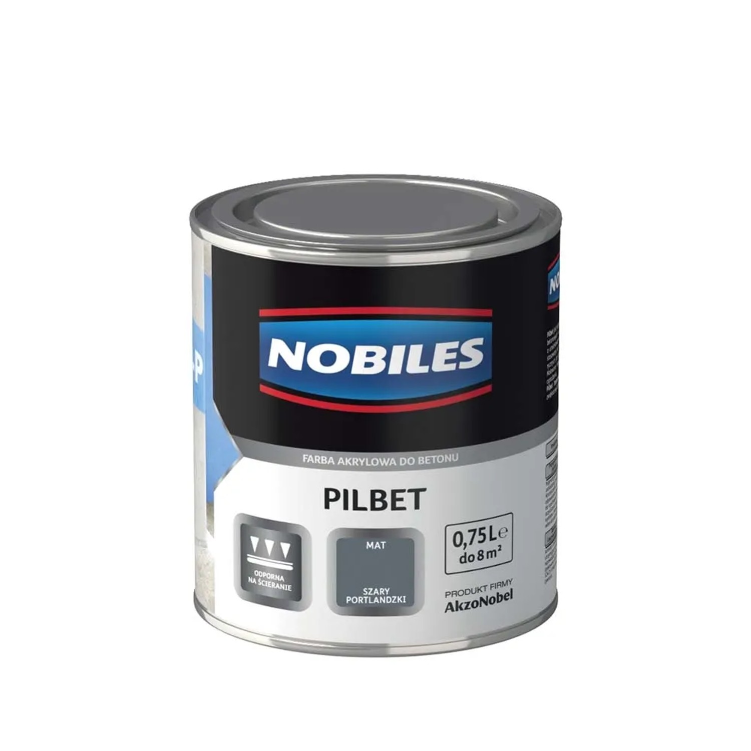 Nobiles Emalia Pilbet szary portlandzki 750ml