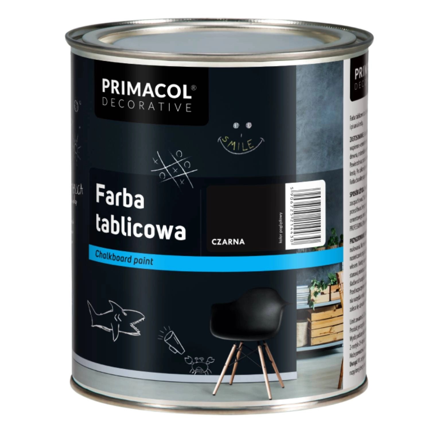 Primacol Farba do tablic czarna 750 ml