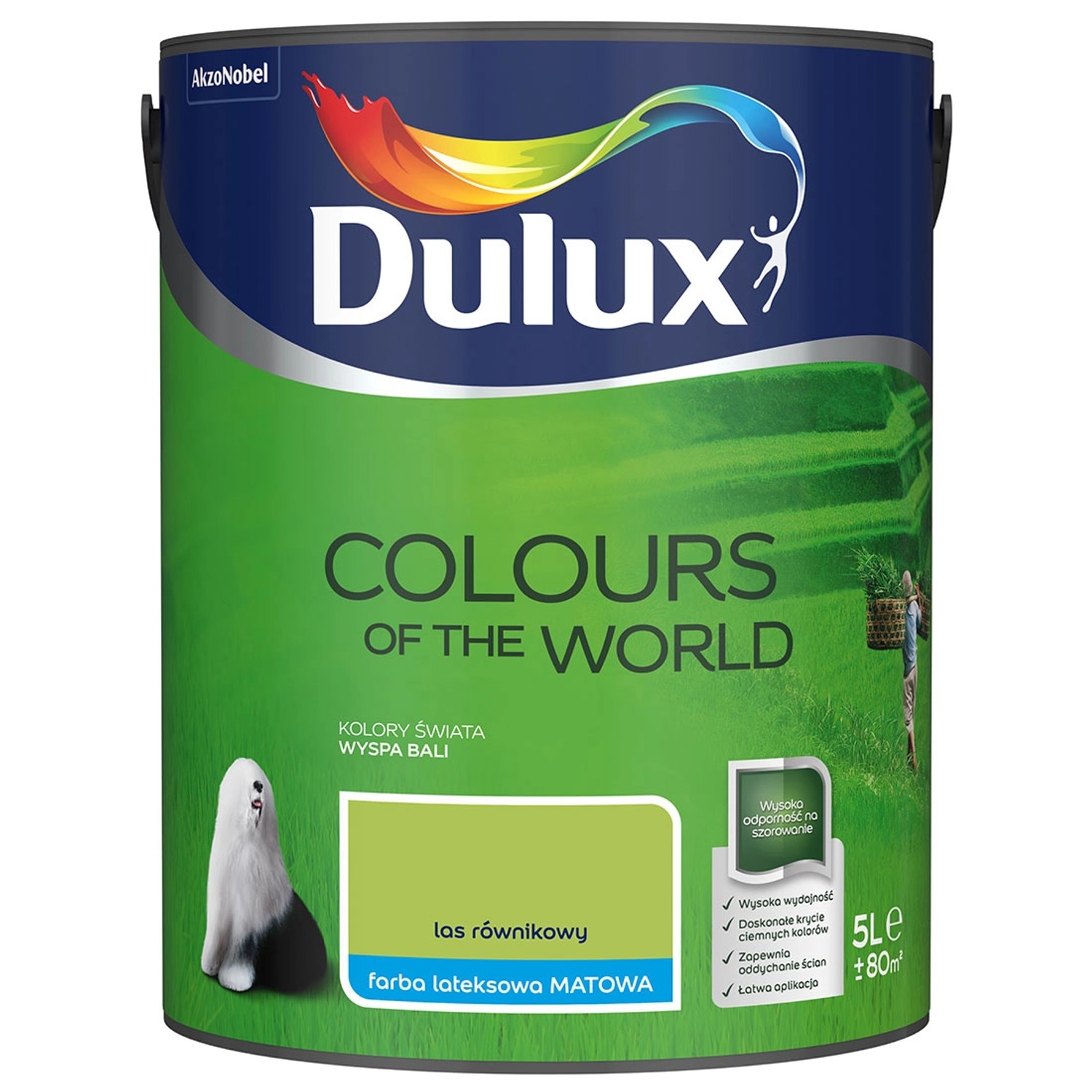 Farba Dulux Kolory Świata las równikowy 5 l