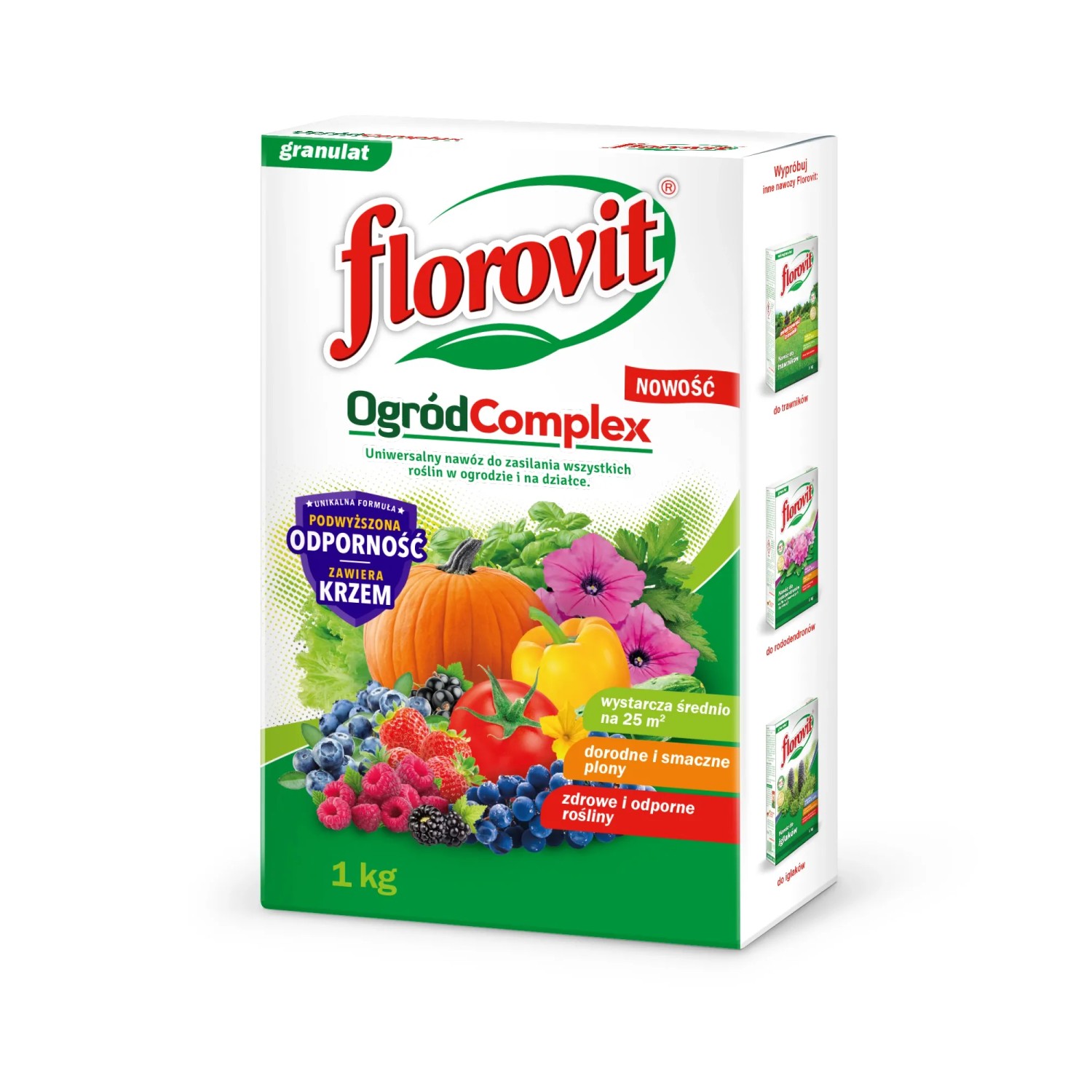 Florovit ogród nawóz kompleksowy krzem 1 kg.