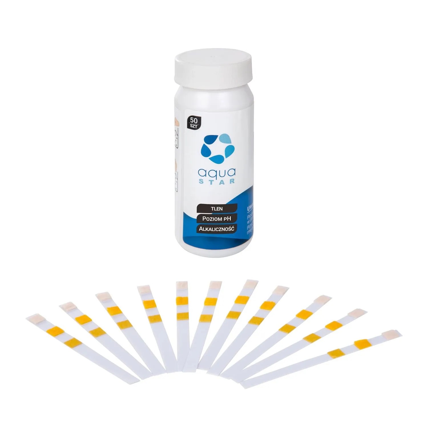 Tester wody basenowej 3 w 1 - 50 szt.