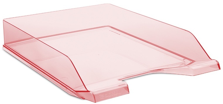 Półka na dokumenty Donau, A4, plastikowa, czerwony