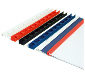 Listwy zatrzaskowe Argo Greenbinder, 10mm, 50 sztuk, czarny