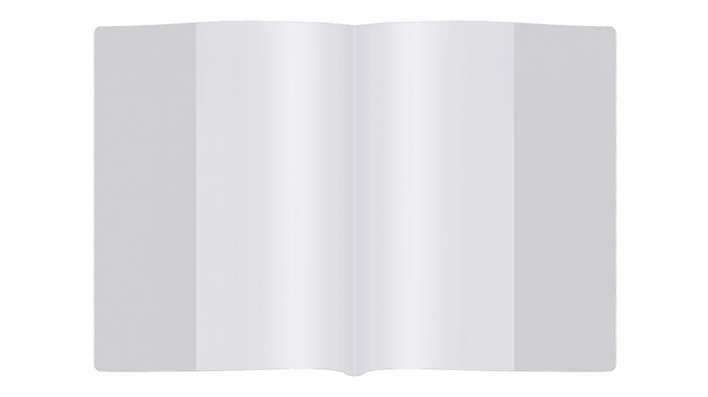 Okładka na zeszyt Biurfol Standard, A5, 303x212mm, 10 sztuk, przezroczysty