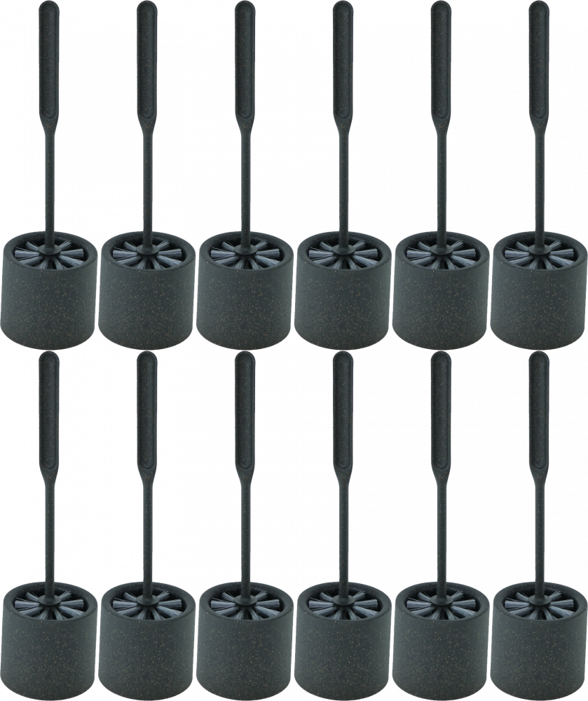 12x Szczotka do toalety Eco Natural by York reSTART, z podstawką, mix kolorów