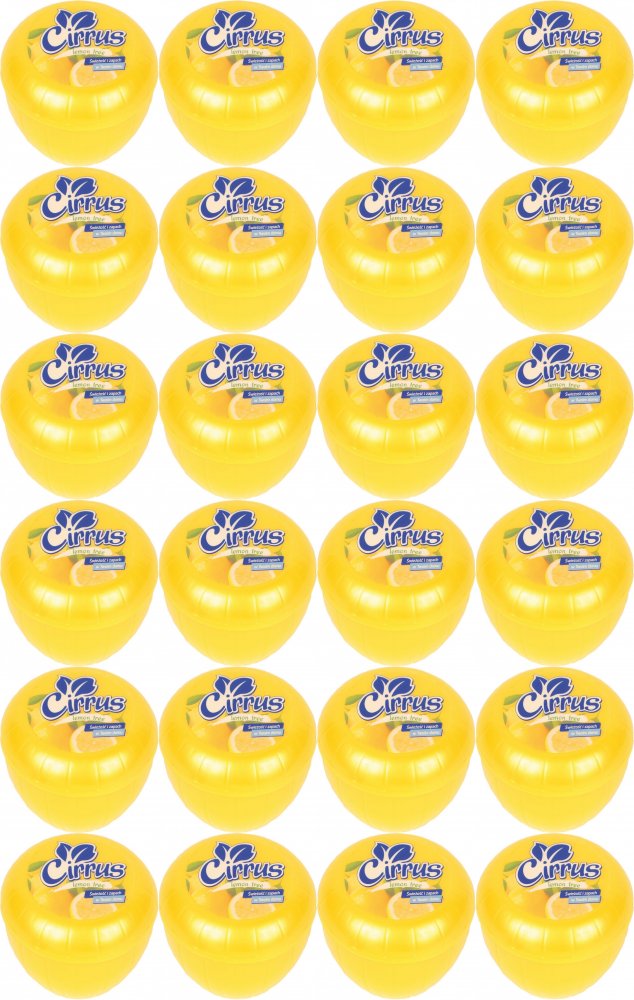 24x Odświeżacz powietrza Cirrus tulipan, lemon tree, żel, 150g