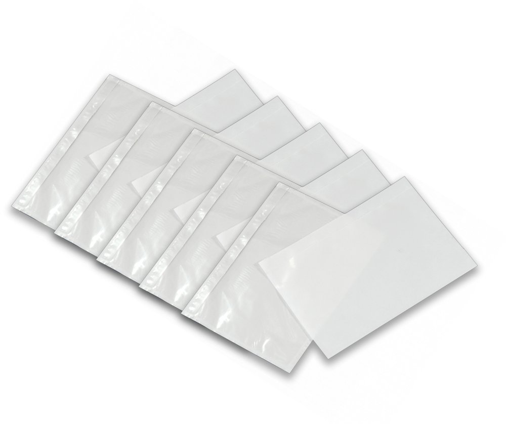 10x Koperty kurierskie/kangurki/przylgi NC, C5, z paskiem HK, 100 sztuk, przezroczysty