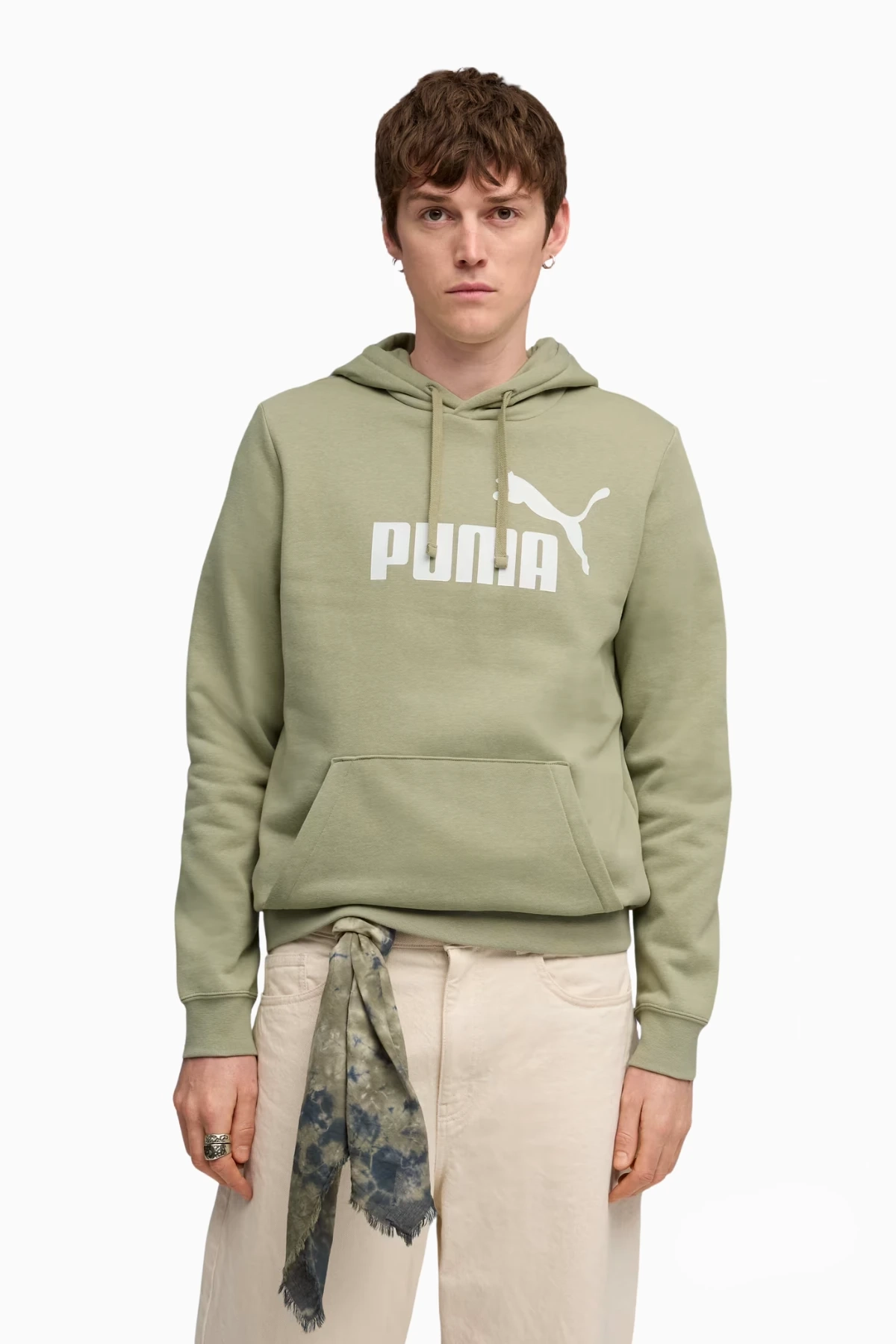 Bluza z kapturem Puma Essentials No. 1 Logo - Zielony