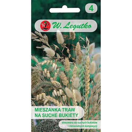 1 szt, Grasmischung für Trockensträuße - Samen: Ilość w opakowaniu: 2 g