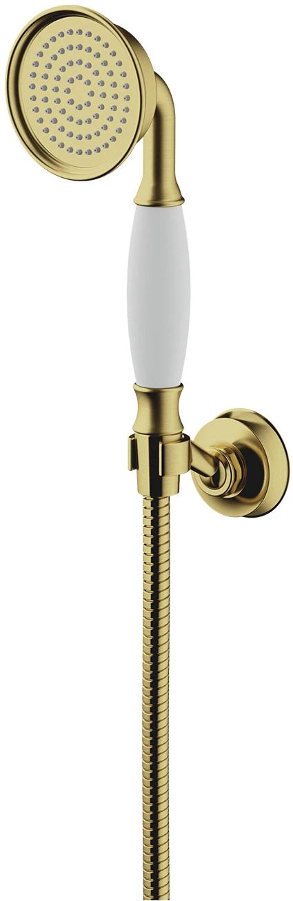 Omnires Armance zestaw prysznicowy ścienny mosiądz szczotkowany ARMANCEPBSB