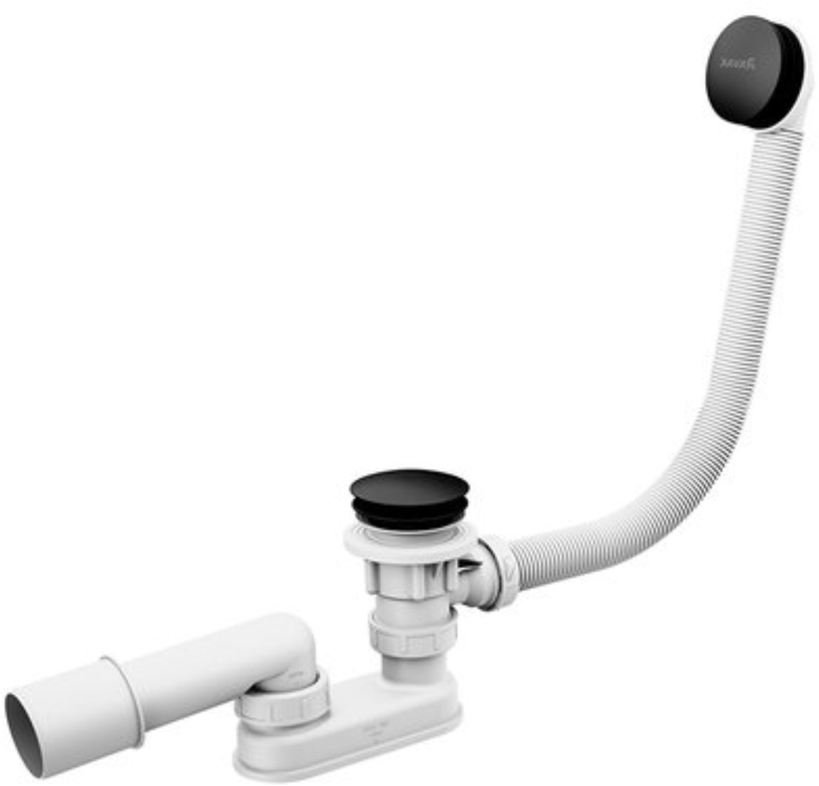 Ravak syfon do wanny czarny X01746