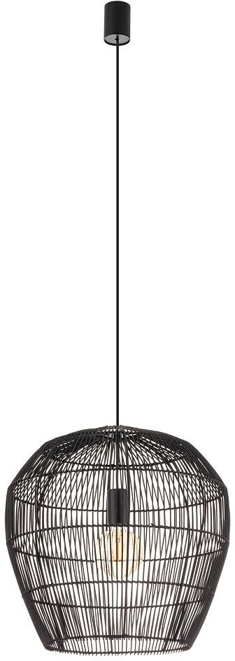 Nowodvorski Lighting Haiti lampa wisząca 1x25 W czarna 11166