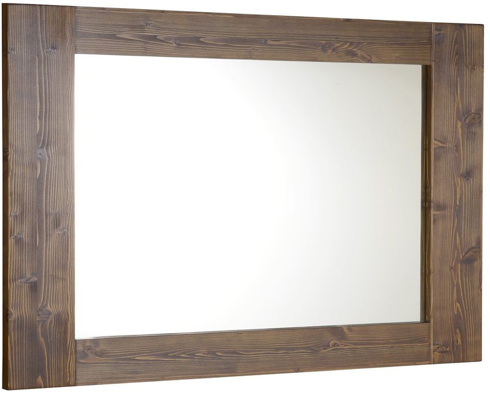 Sapho Brand lustro 100x80 cm rama świerk bejcowany BA056S