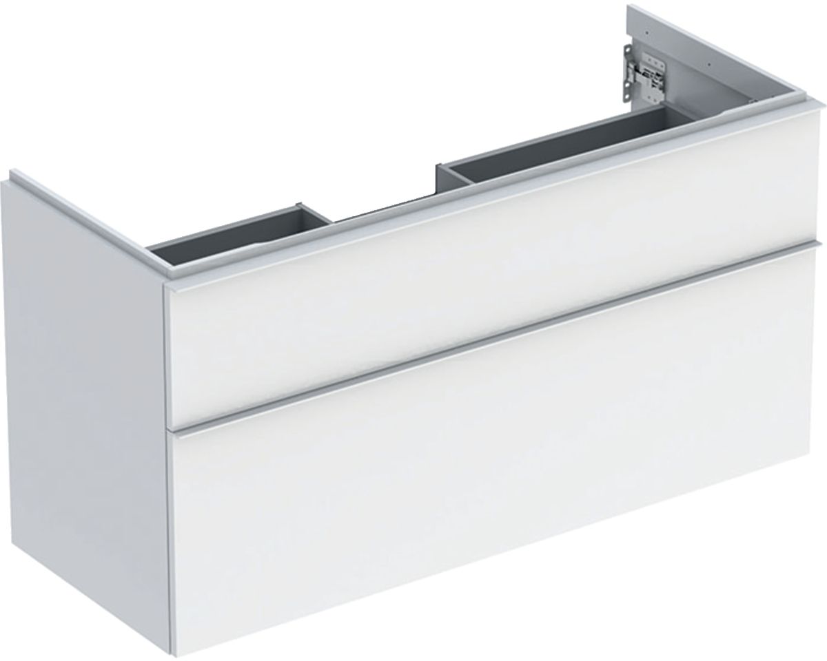 Geberit iCon szafka 118,4 cm podumywalkowa wisząca biały połysk/biały mat 502.306.01.1