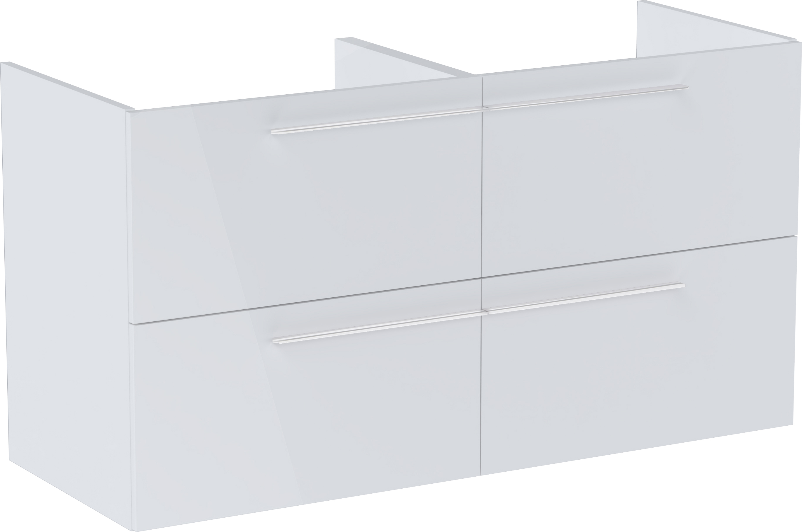 Roca Ella szafka 118,5 cm podumywalkowa wisząca biały połysk A857772806