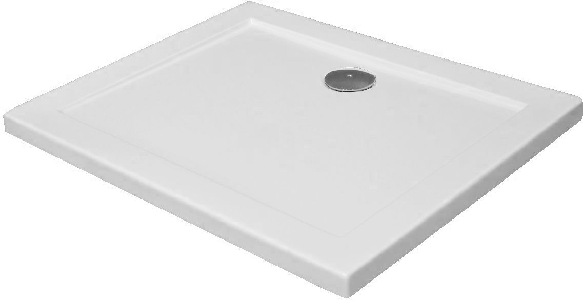 Sea-Horse brodzik 100x80 cm prostokątny biały BKB303