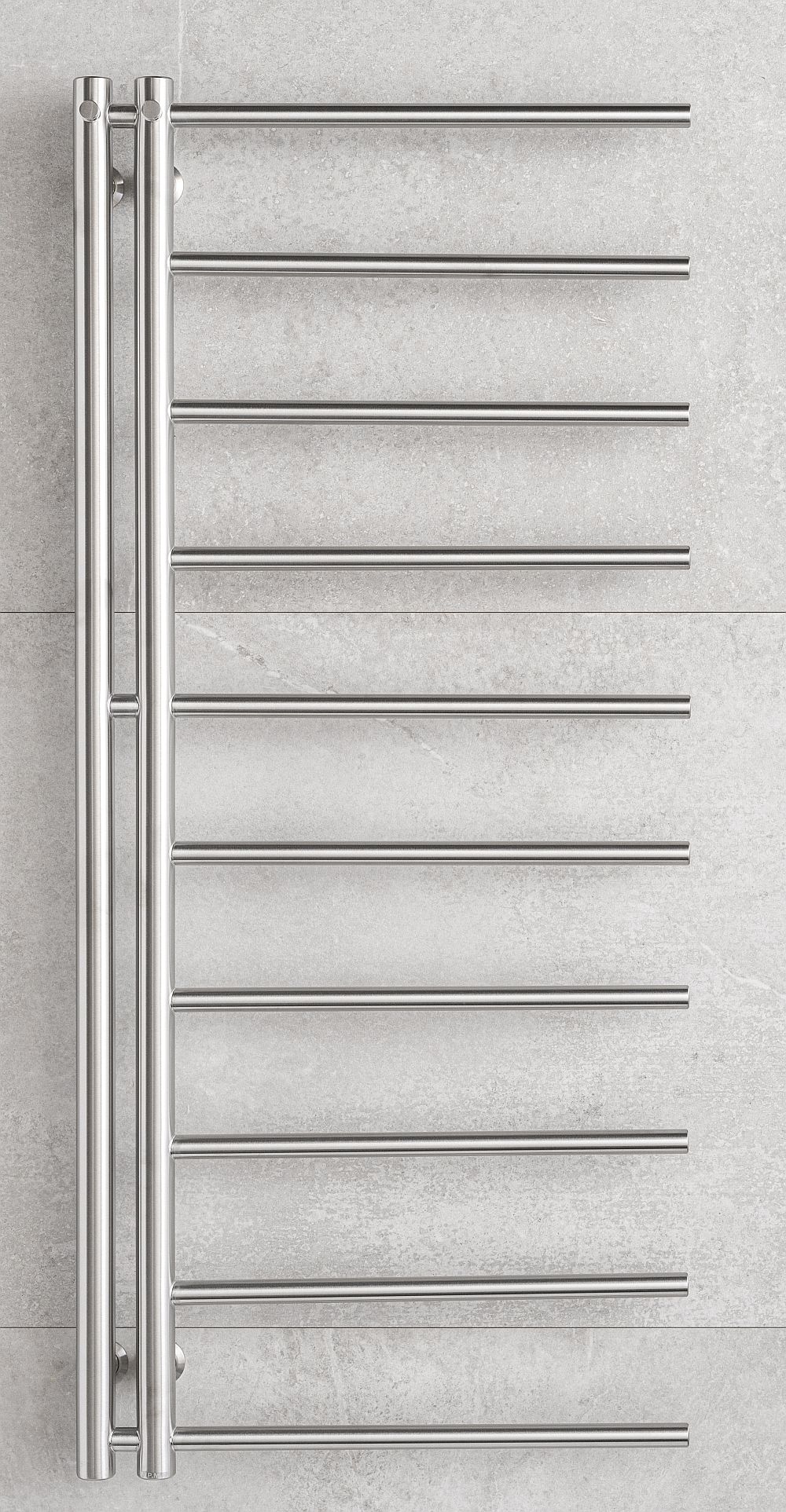 P.M.H. Apollo grzejnik łazienkowy drabinkowy 114x50 cm stal nierdzewna szczotkowana AP1SS