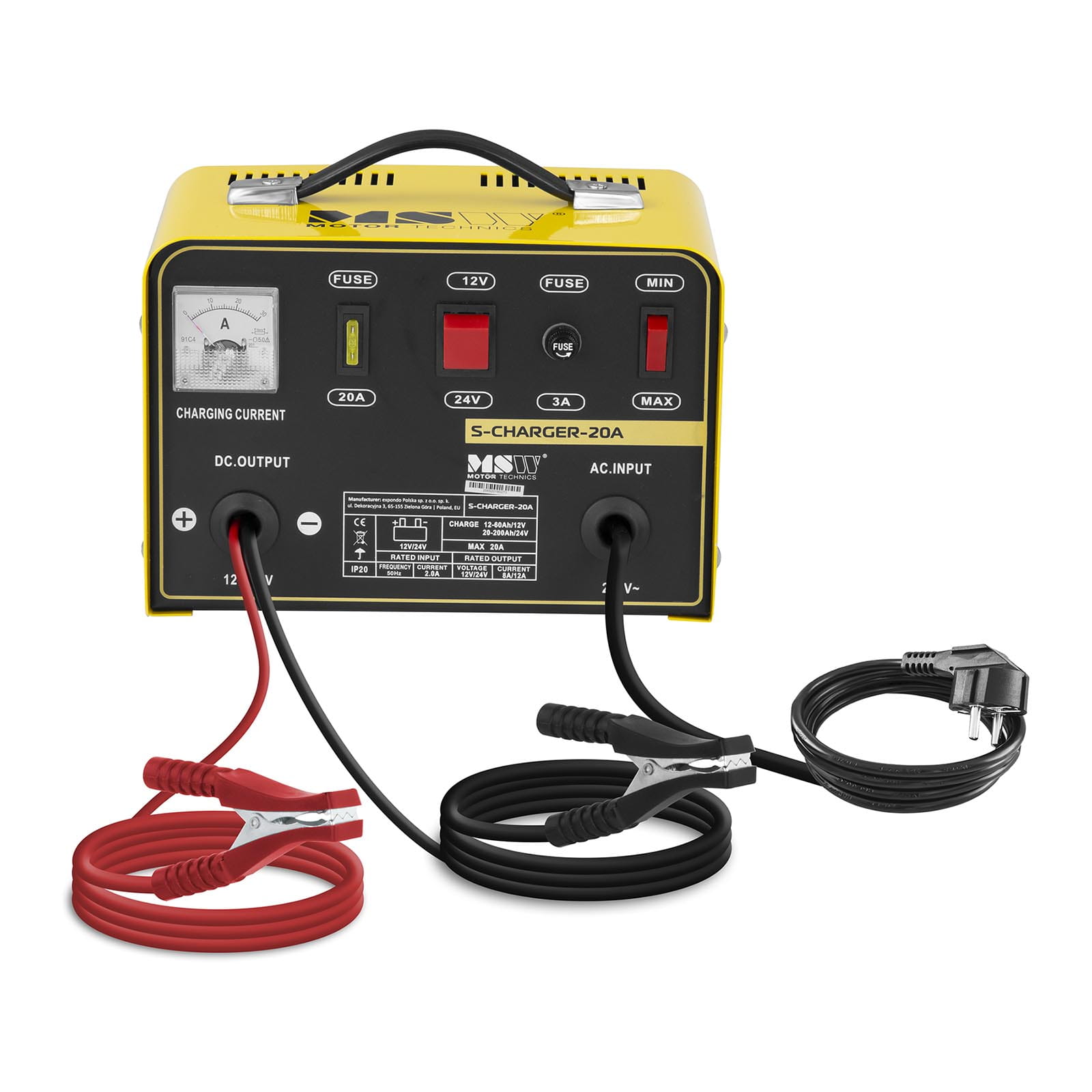 Prostownik 12/24V - 12A