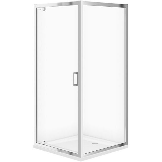 CERSANIT Kabina prysznicowa kwadratowa ARTECO PIVOT 90x190 szkło tran