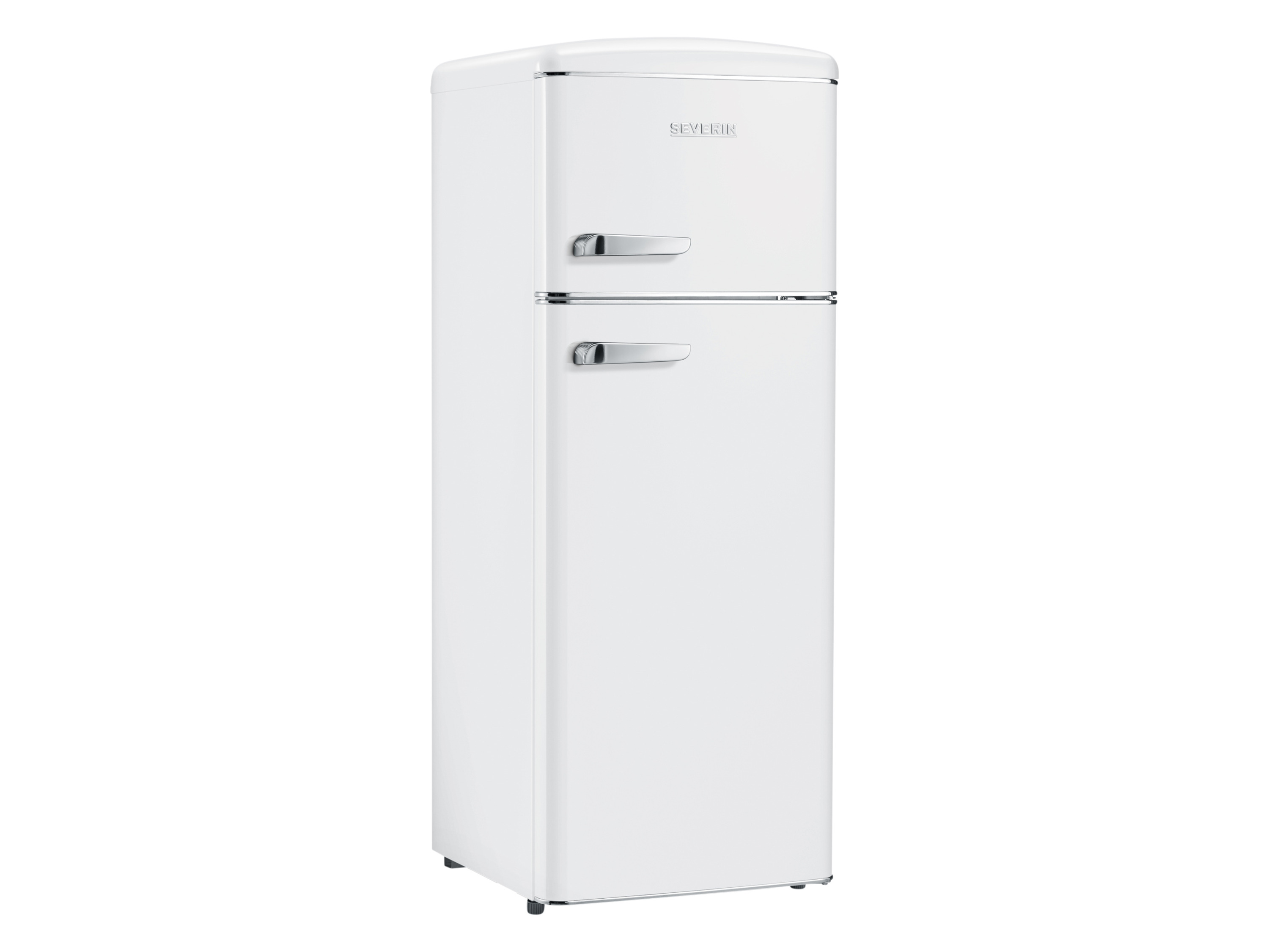 Severin Lodówka z zamrażarką w stylu retro Biały