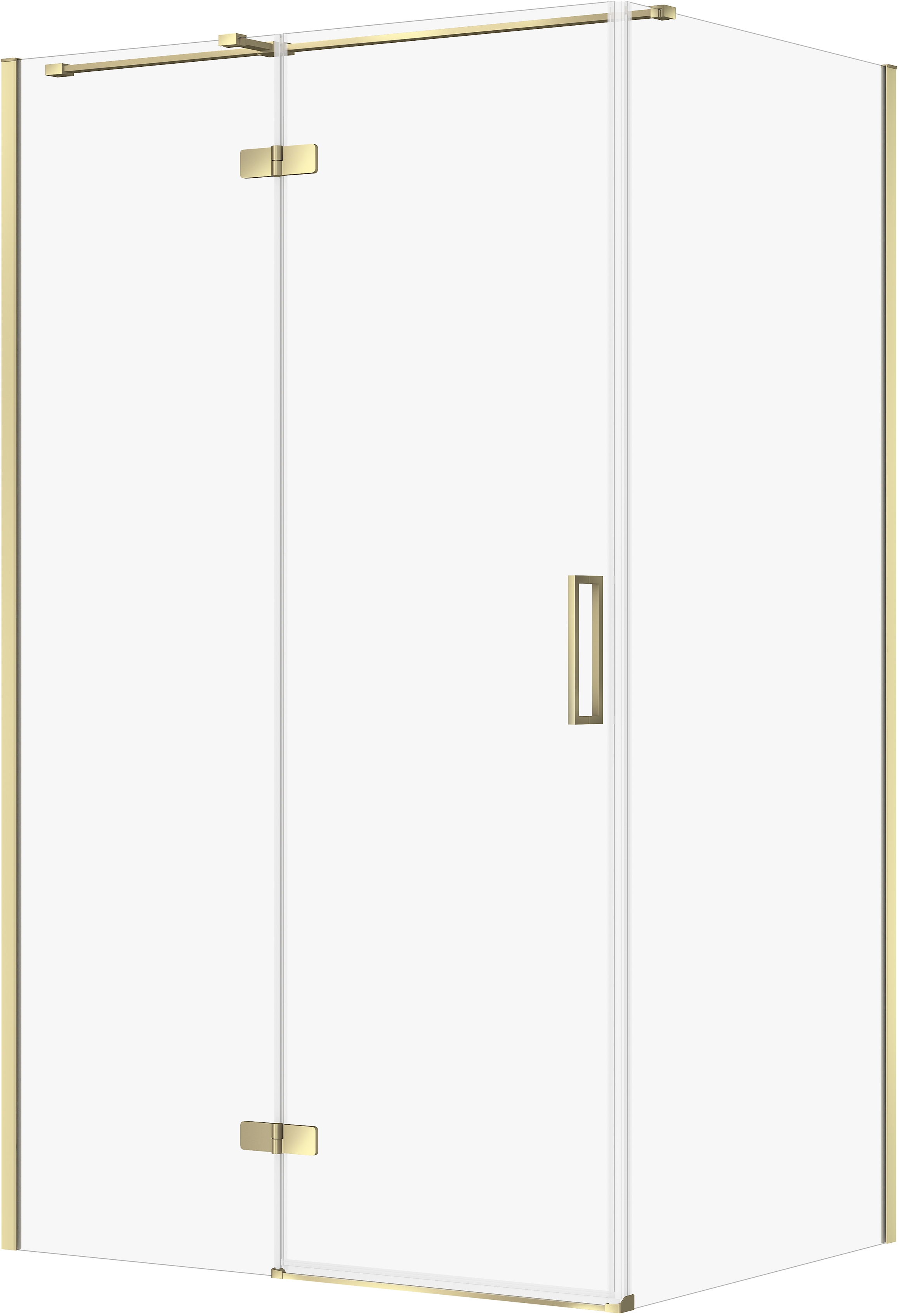 Darmowa Dostawa - Kabina prysznicowa 120x90 cm prostokątna złoty połysk/szkło przezroczyste Cersanit City S584093