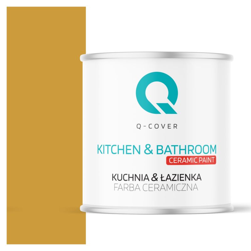 Farba Ceramiczna Kuchnia & Łazienka Q-Cover Sepia H6737 Głęboki Mat 2L