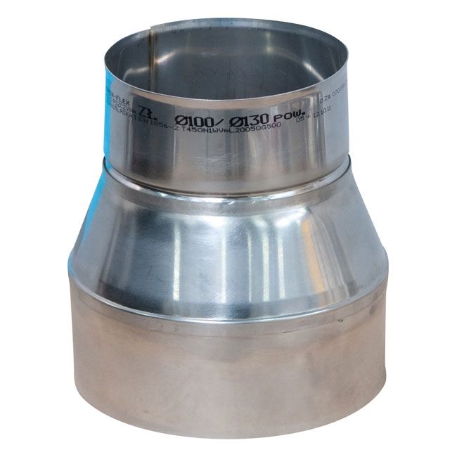 Złączka wkładu kominowego Komin-Flex powiększająca 100/130 mm